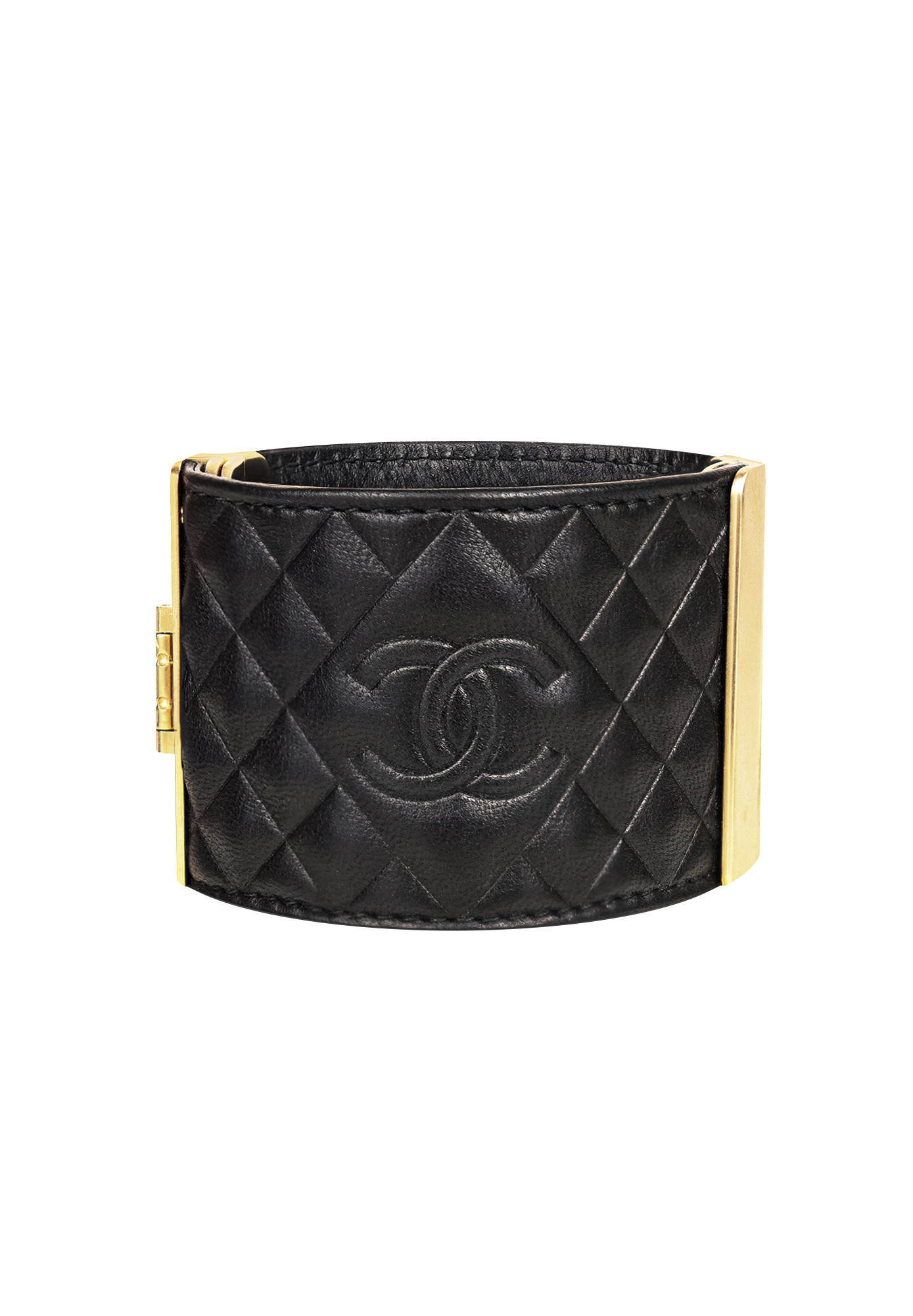Chanel Quilted Bracelet With Logo