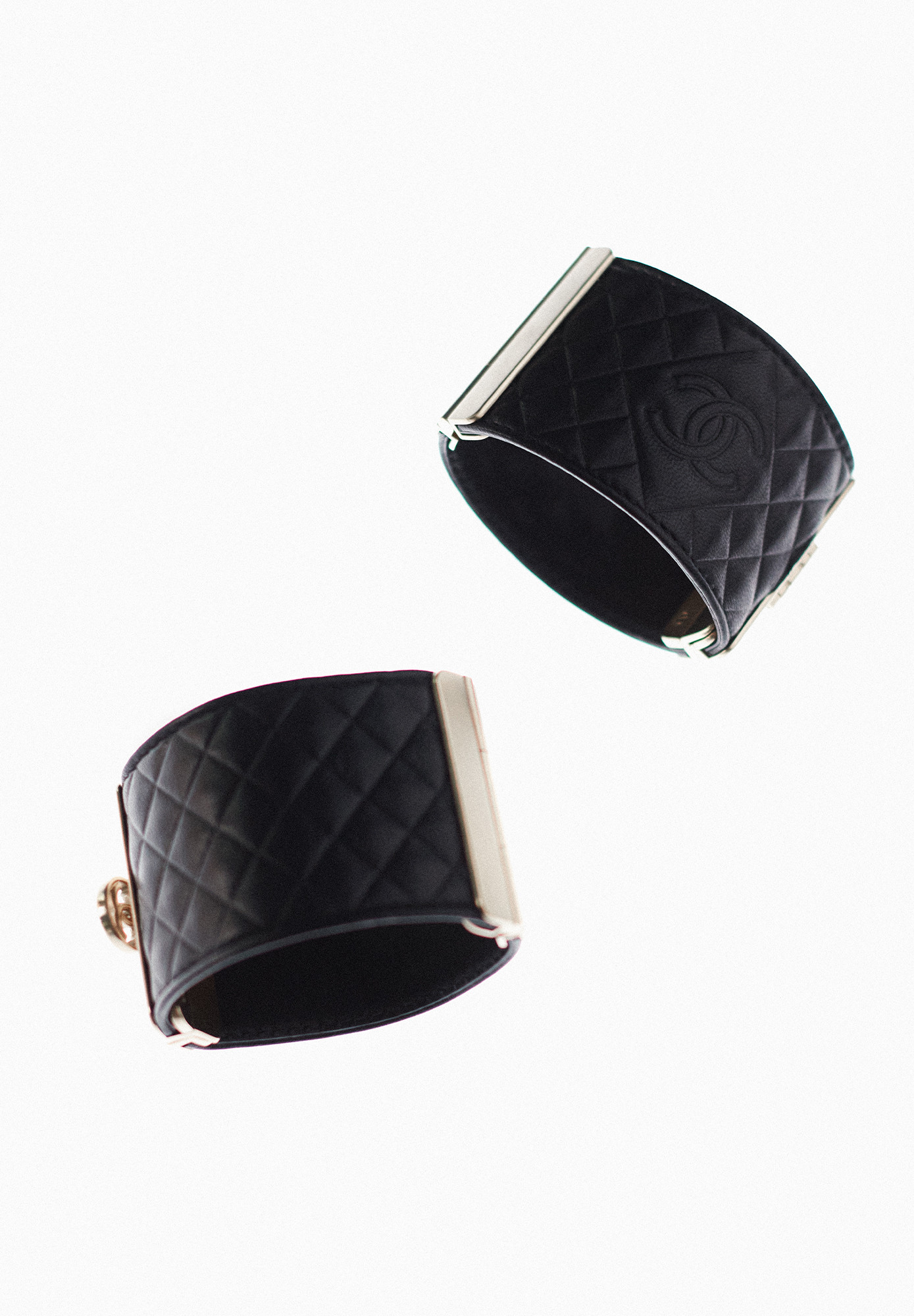 Chanel Quilted Bracelet With Logo
