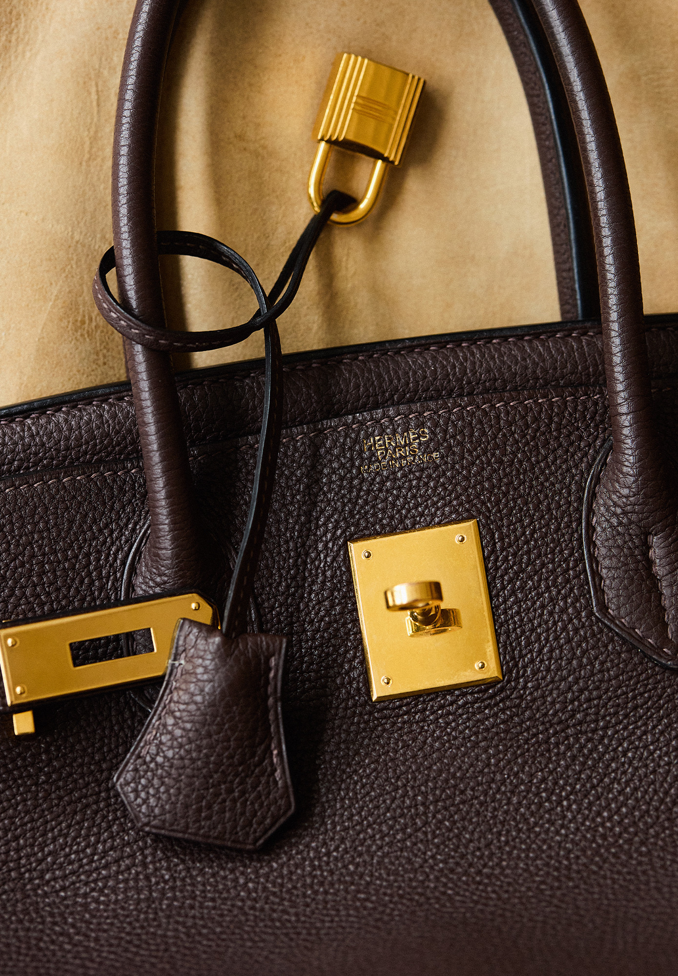 Hermès Birkin 30 Chocolate Togo Bag