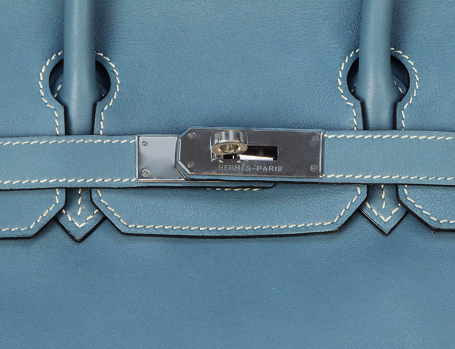 Hermès Birkin 30 Swift Blue Jean Bag