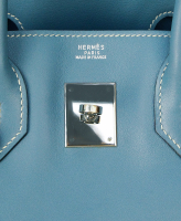 Hermès Birkin 30 Swift Blue Jean Bag