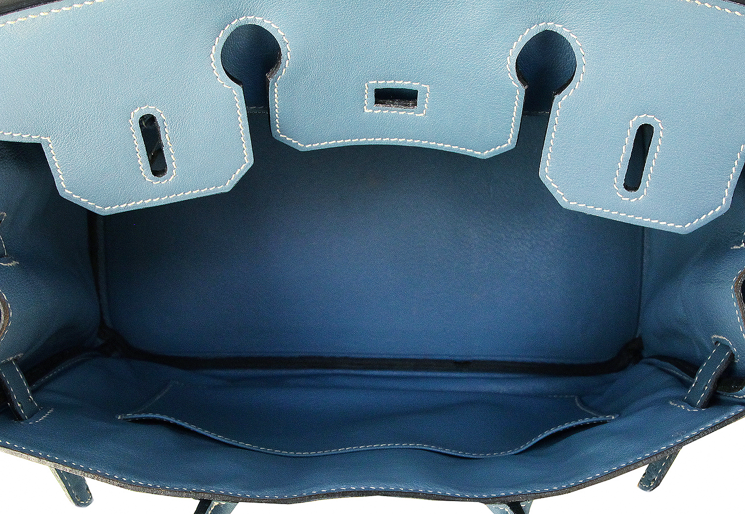 Hermès Birkin 30 Swift Blue Jean Bag