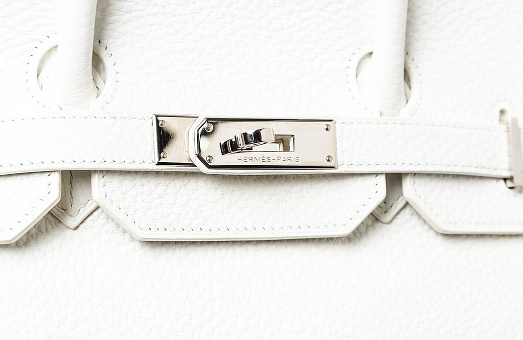 Hermès Birkin 35 White Togo Bag 