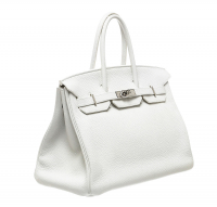 Hermès Birkin 35 White Togo Bag 