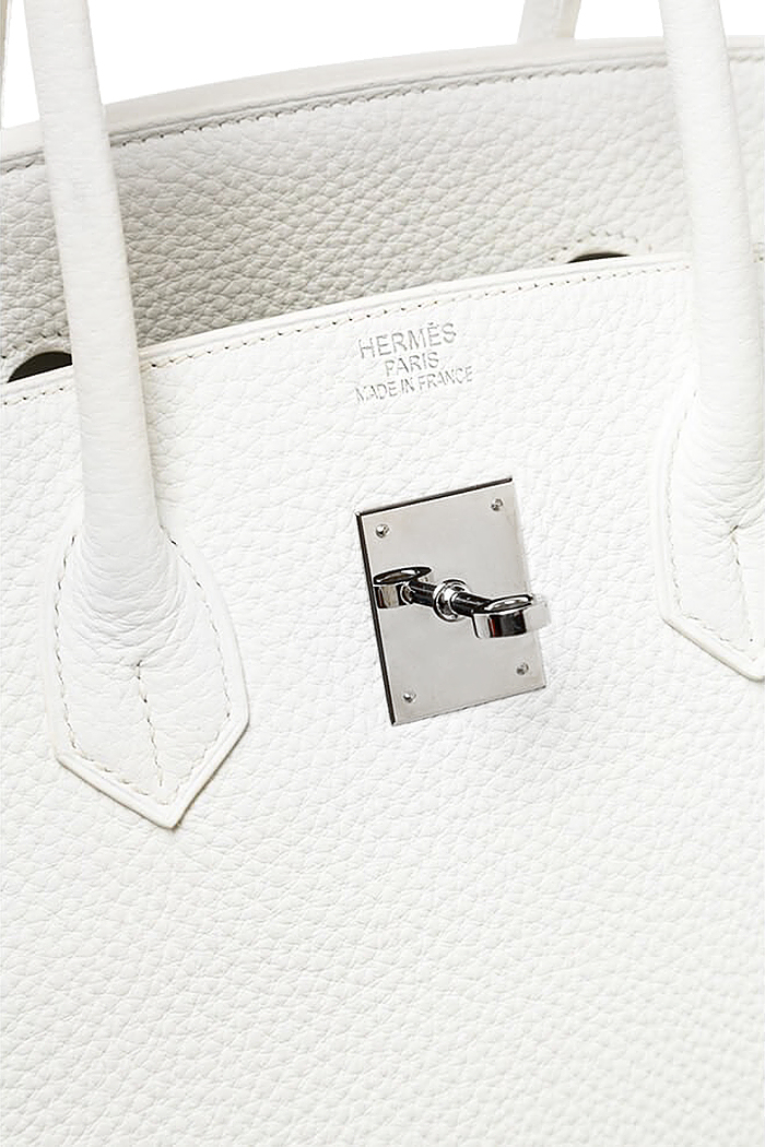 Hermès Birkin 35 White Togo Bag 