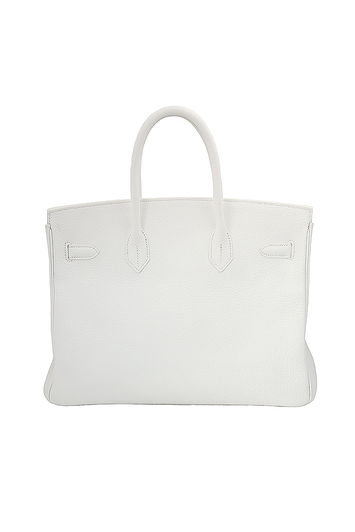 Hermès Birkin 35 White Togo Bag 