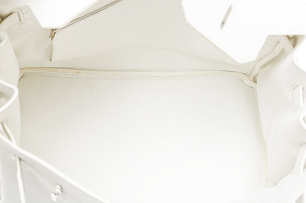 Hermès Birkin 35 White Togo Bag 