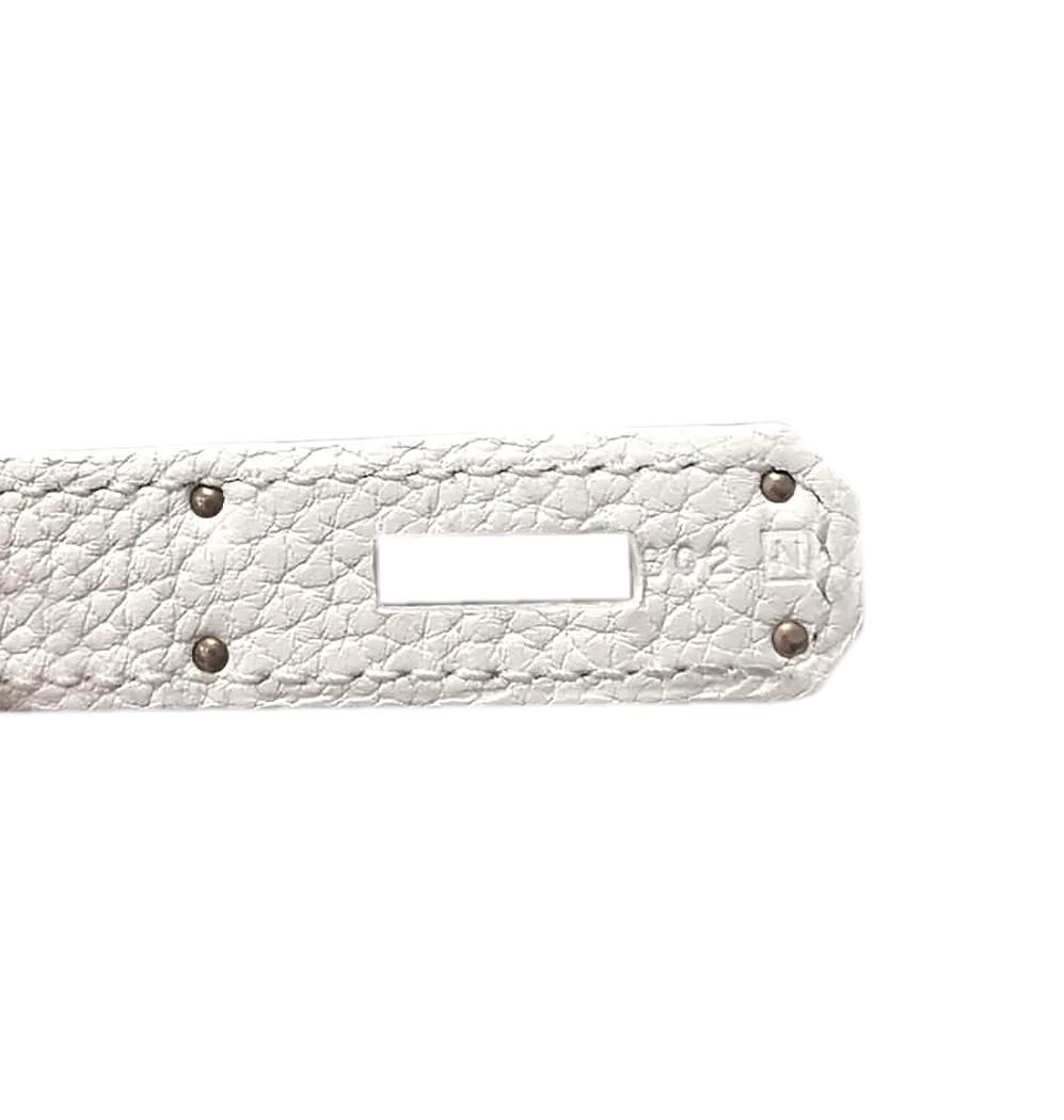 Hermès Birkin 35 White Togo Bag 