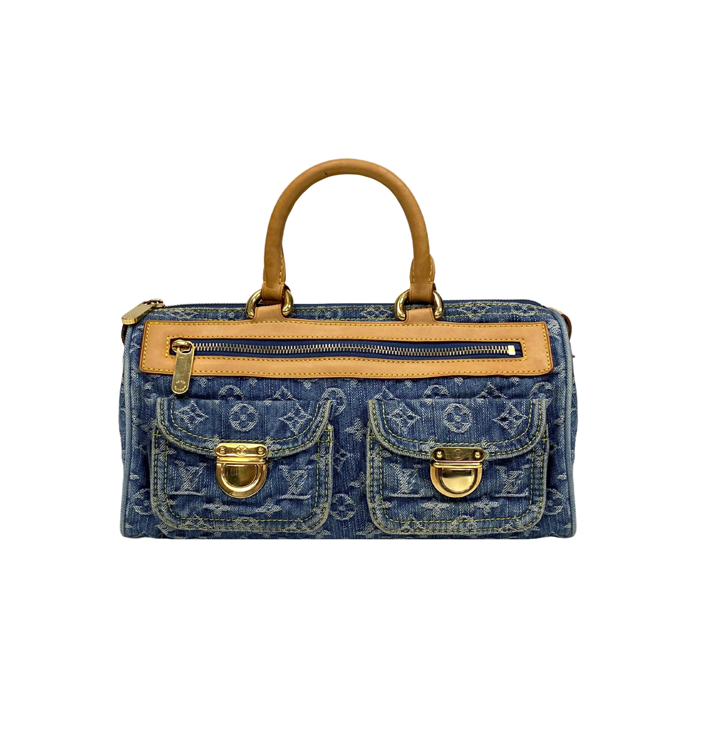 Louis Vuitton Neo Speedy Monogram Denim Bag 