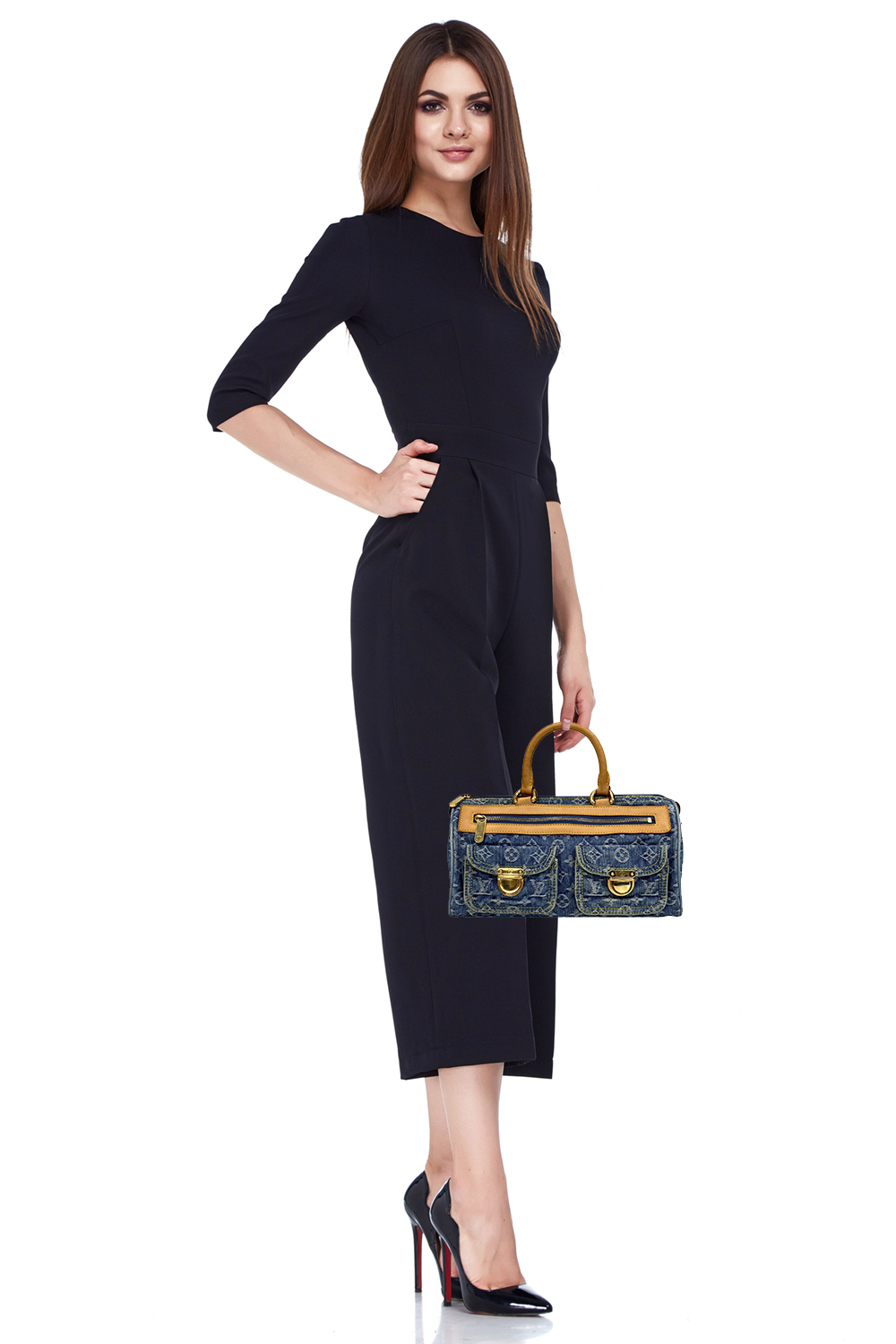 Louis Vuitton Neo Speedy Monogram Denim Bag 