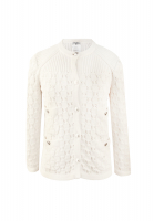 Chanel White Cotton Cardigan