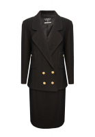Chanel Tweed Suit With Golden Buttons