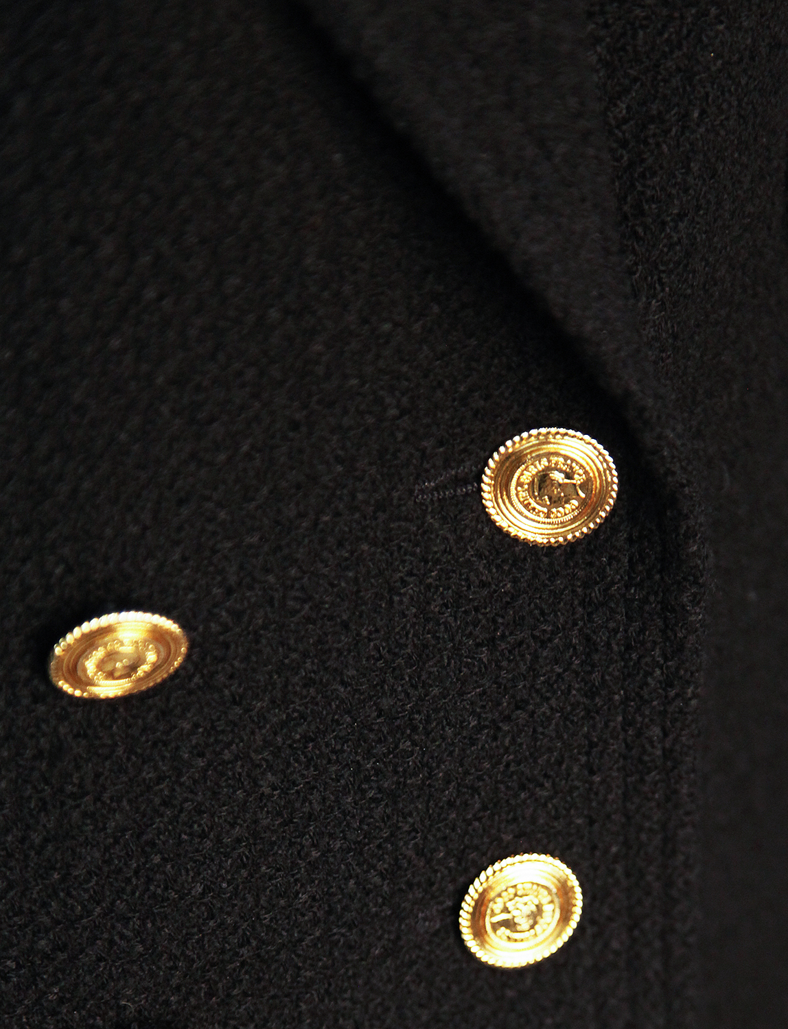Chanel Tweed Suit With Golden Buttons
