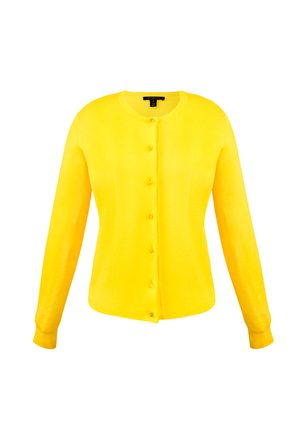 Louis Vuitton Yellow Cardigan