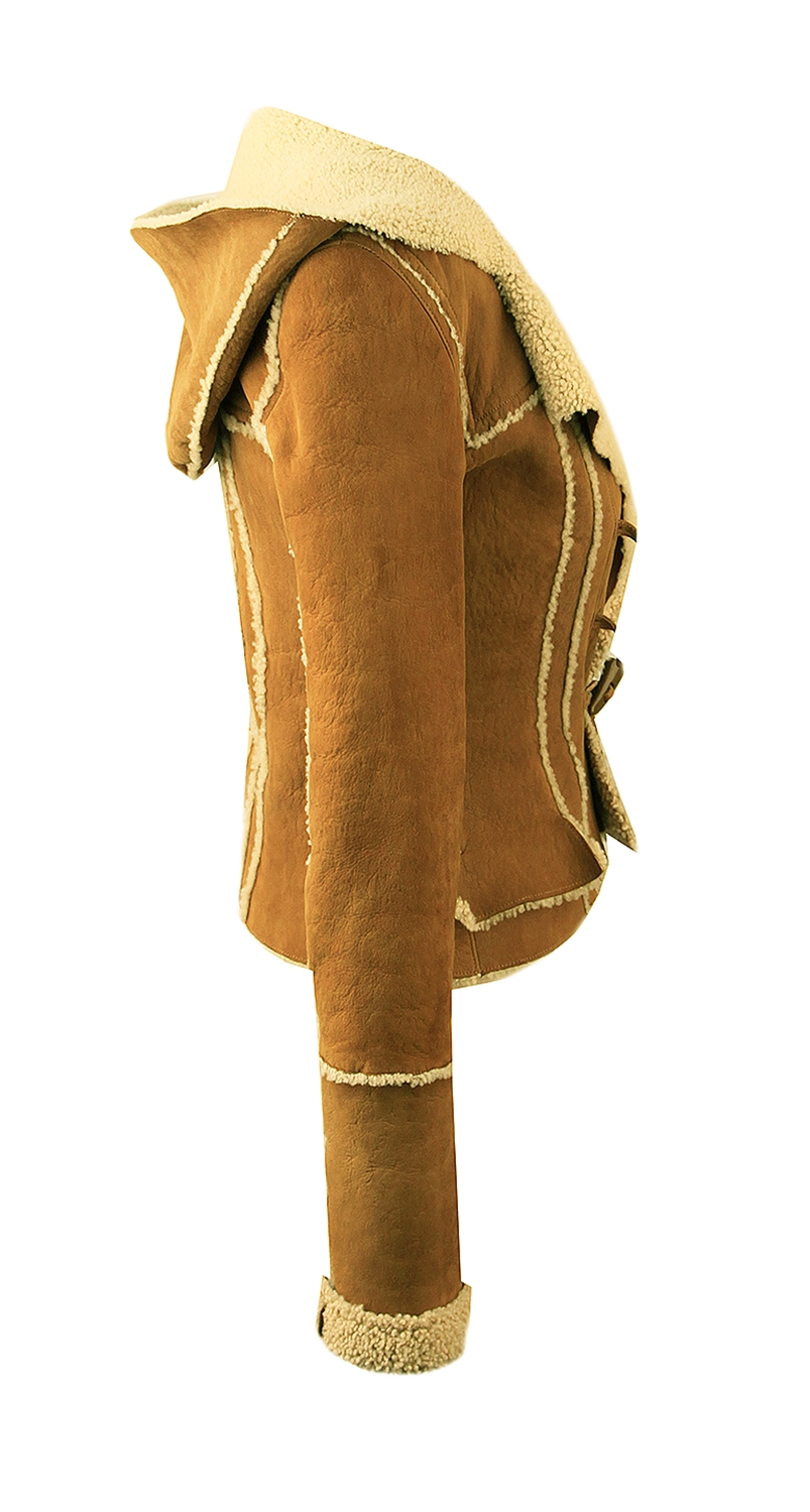 Chanel Lambskin Shearling Coat