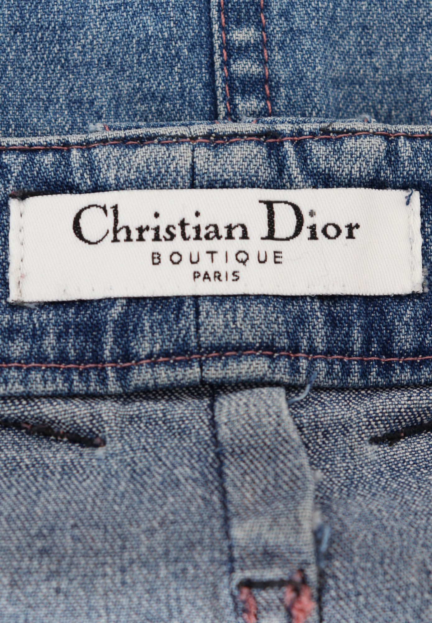 Christian Dior Denim Mini Skirt