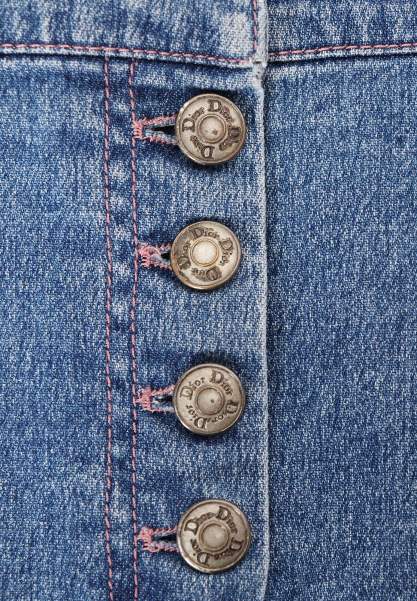 Christian Dior Denim Mini Skirt