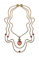 Elegant Goldette Necklace with a Pendant