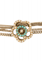 Gold Floral Chanel Necklace