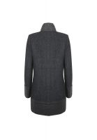 Chanel Leather Inserts Long Jacket 