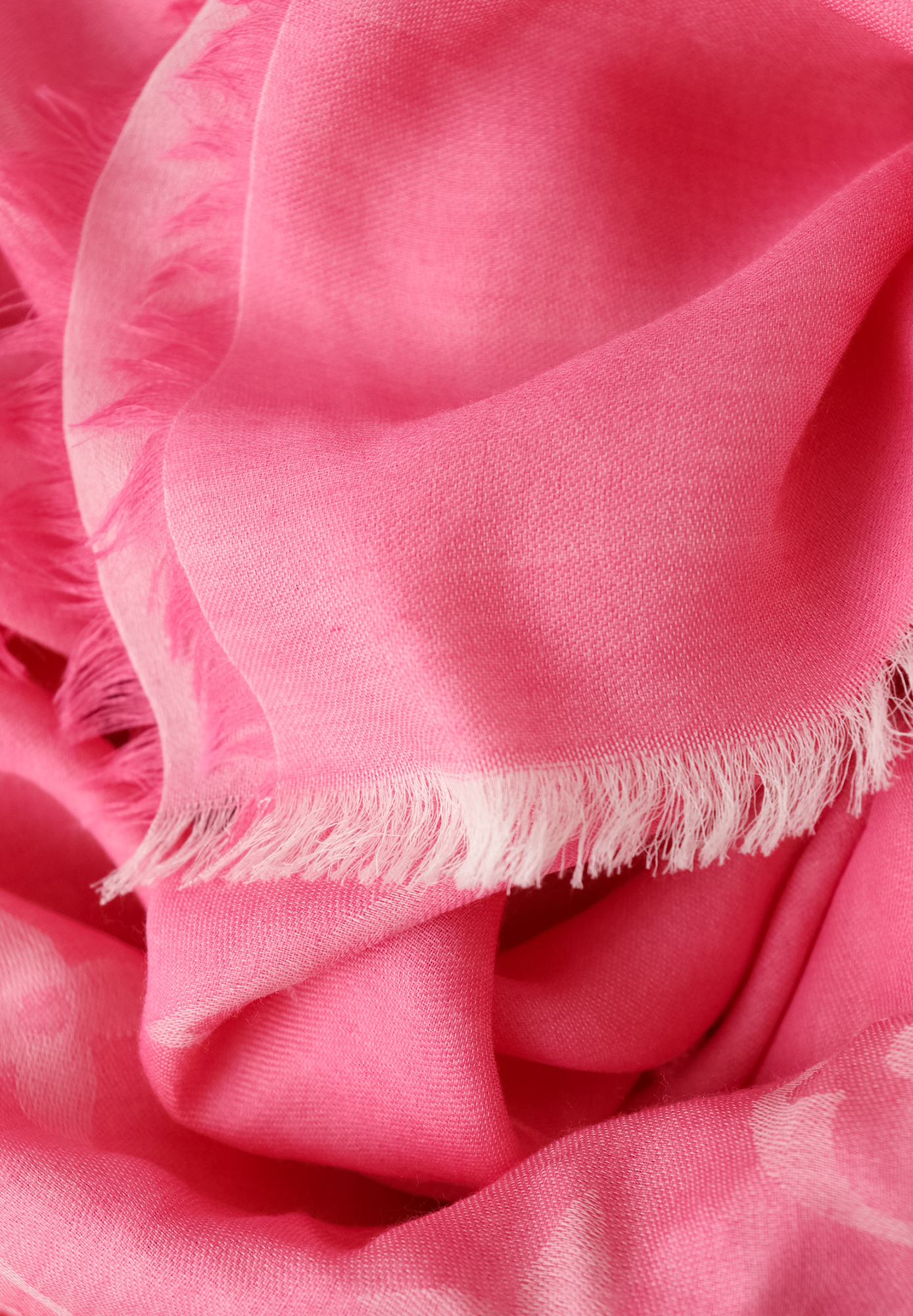 Louis Vuitton Shawl With Monograms And Fringes