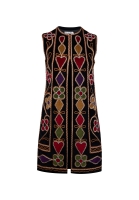 Christian Dior Multicolor Velvet Vest