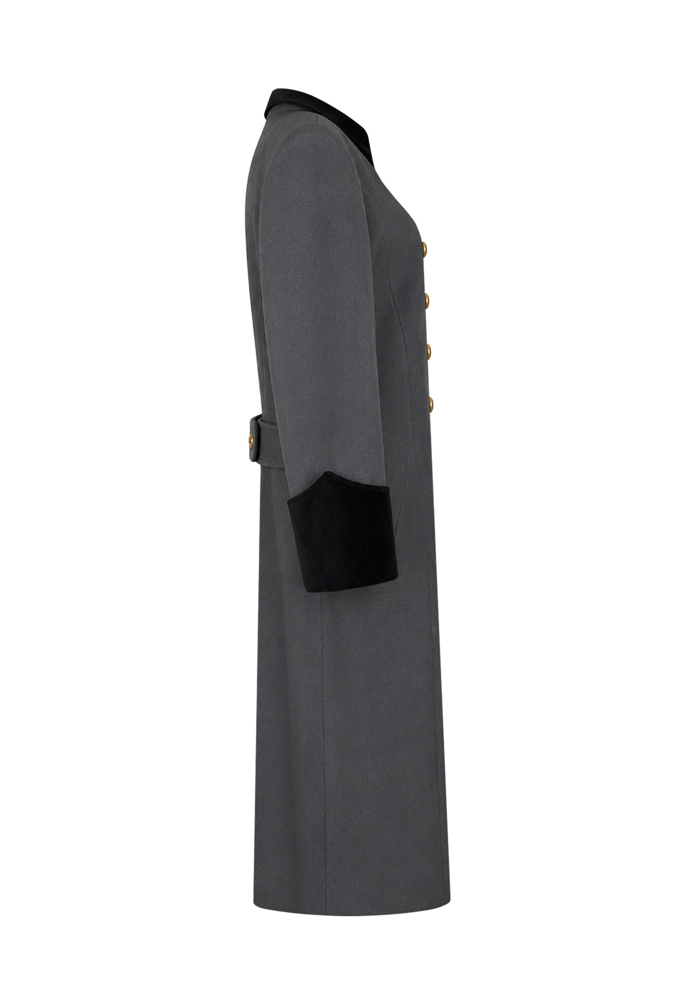 Christian Dior Coat with Black Cuffs