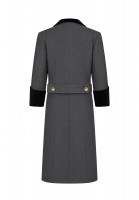 Christian Dior Coat with Black Cuffs