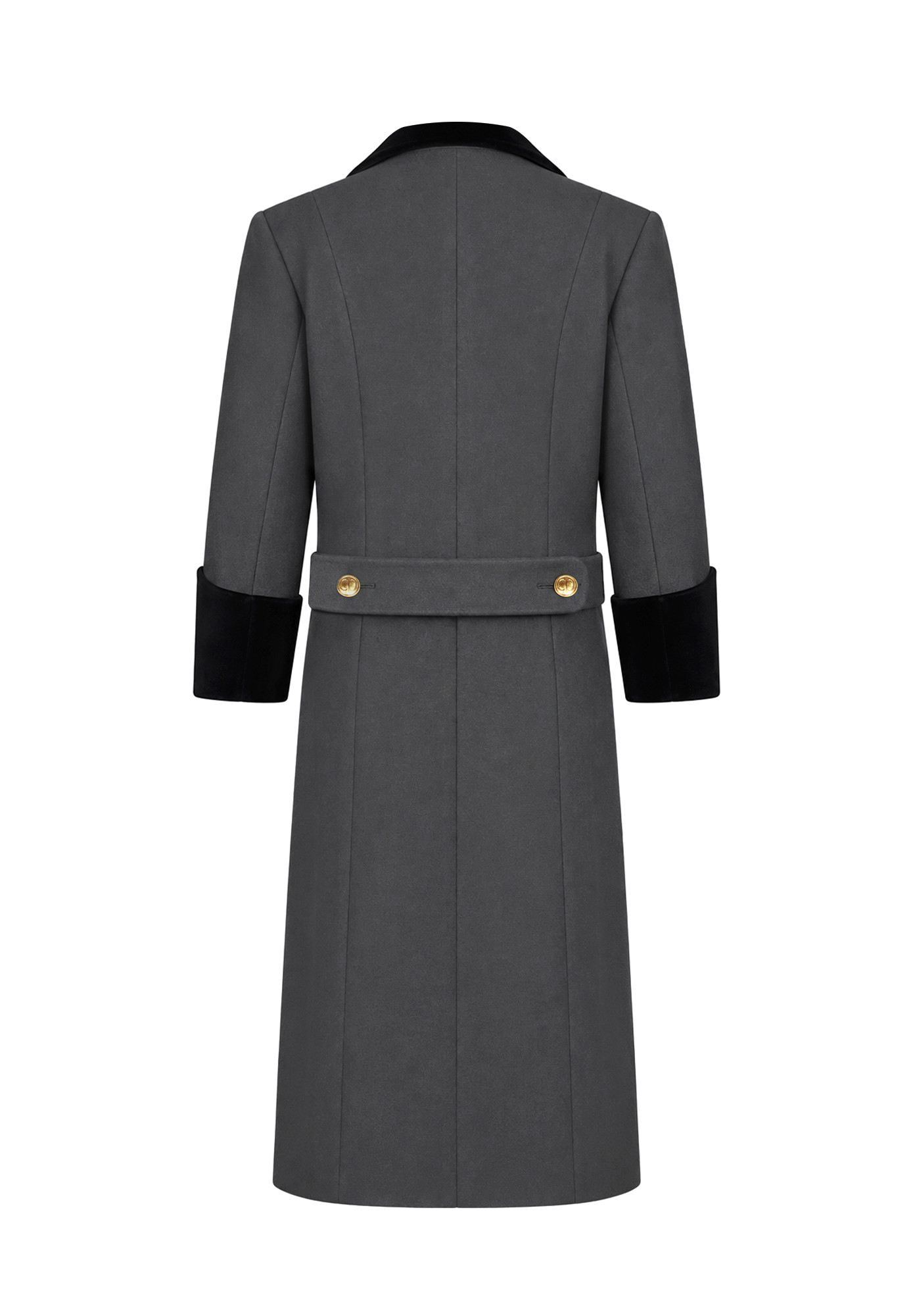 Christian Dior Coat with Black Cuffs