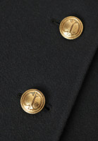 Christian Dior Coat with Black Cuffs