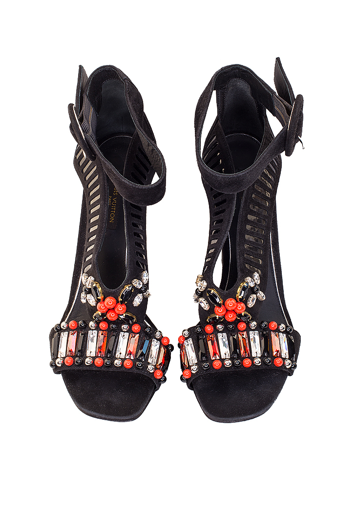 Louis Vuitton Suede Sandals