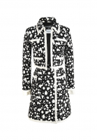 Chanel Black And White Spotted Tweed Suit