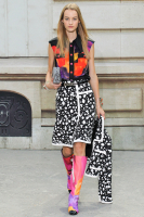 Chanel Black And White Spotted Tweed Suit