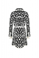 Chanel Black And White Spotted Tweed Suit