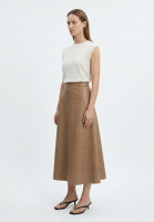 Valentino Leather Skirt