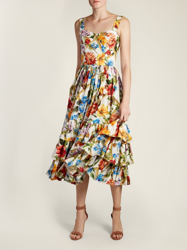 Dolce&Gabbana Floral Print Dress