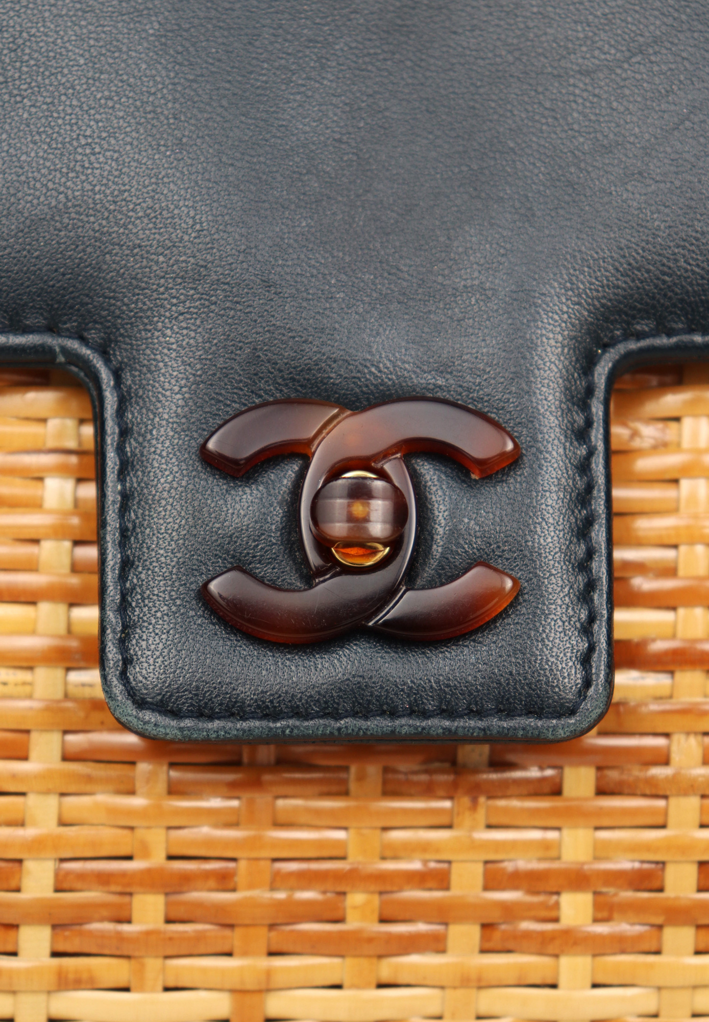 Chanel Wicker Flap Bag