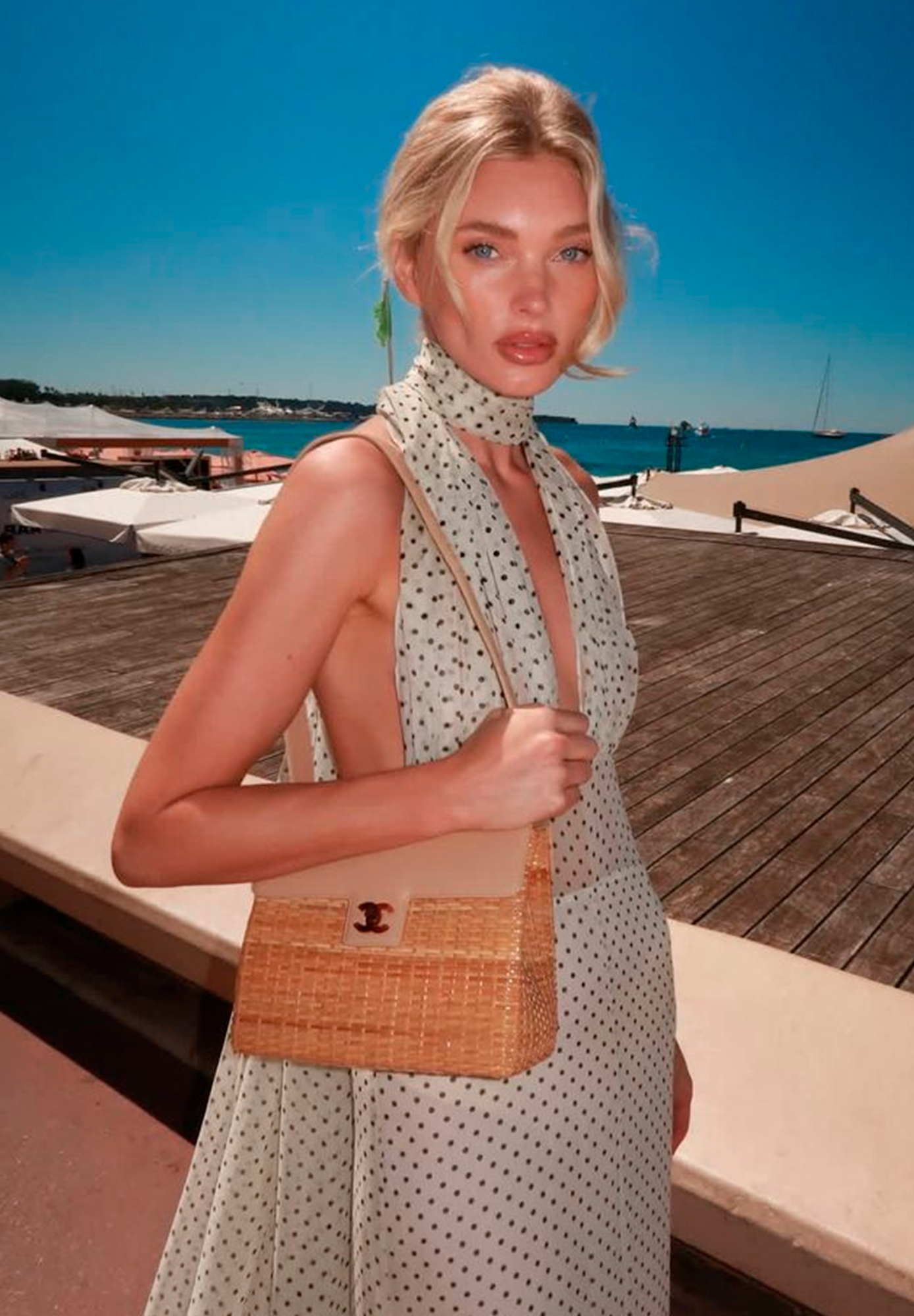 Chanel Wicker Flap Bag