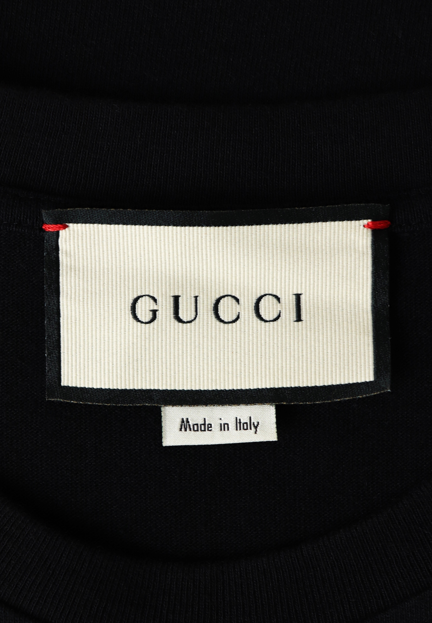 Gucci Black T-shirt With Embroidery
