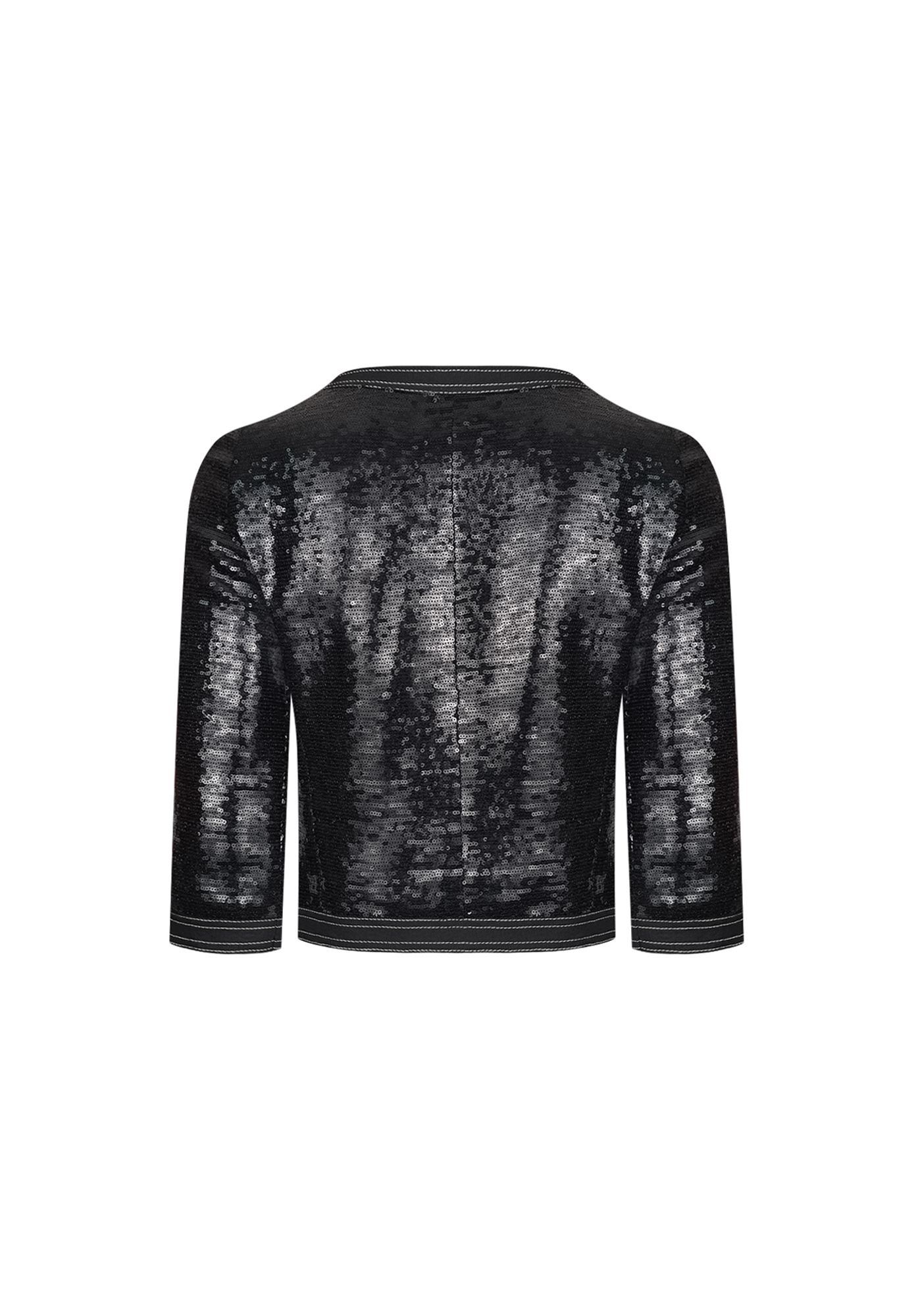 Chanel Cropped Jacket With Sequins