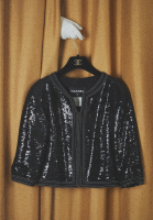 Chanel Cropped Jacket With Sequins