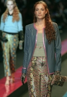 Chanel Leather Trousers With Reptile Print