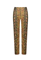 Chanel Leather Trousers With Reptile Print