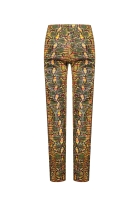 Chanel Leather Trousers With Reptile Print