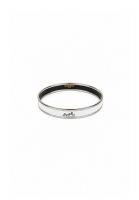 Hermès Calèche White Enamel Bracelet
