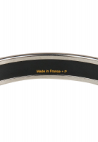 Hermès Calèche White Enamel Bracelet