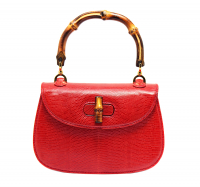 Gucci Bamboo Reptile Handbag