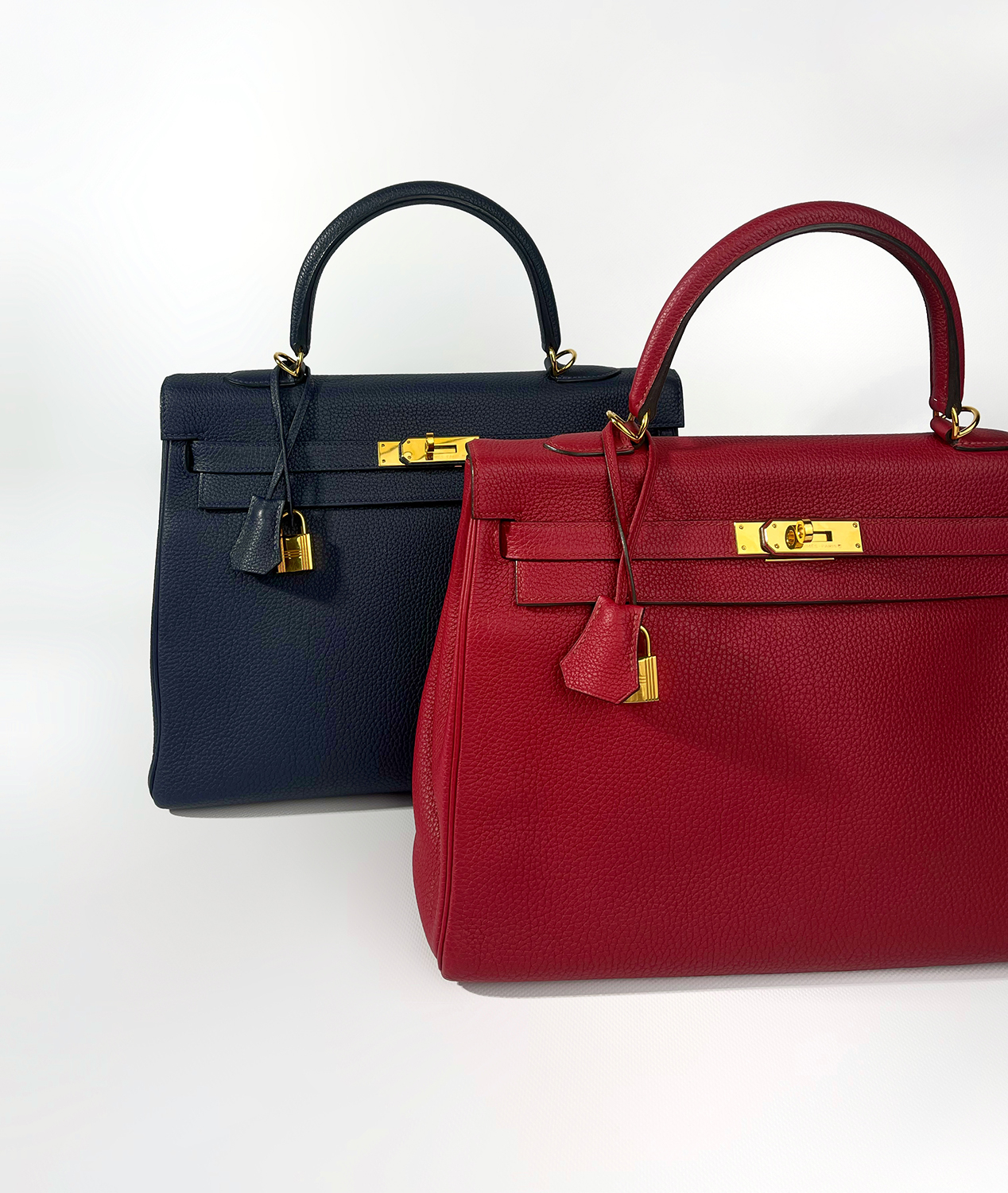 Hermès Kelly 35 Ruby Togo Bag