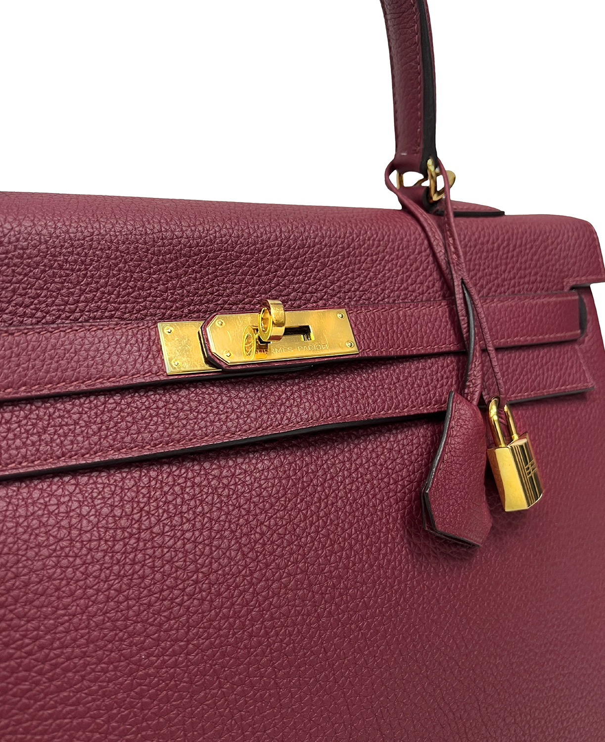 Hermès Kelly 35 Ruby Togo Bag