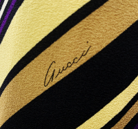 Gucci Striped Silk Blouse